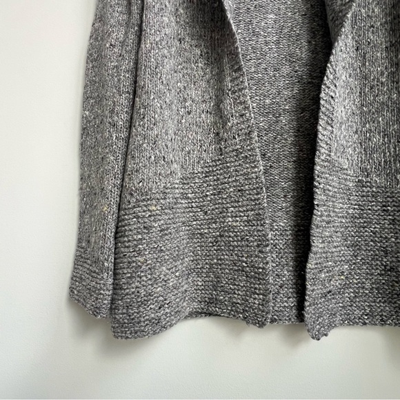 Theory Gray Jake Granito Wool Cashmere Knit Cardigan P/TP Open Front - Picture 6 of 14